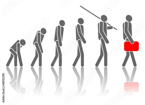 Illustration: evolution. evolution.