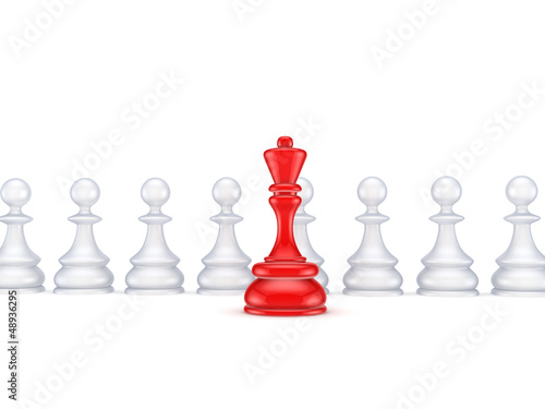 Illustration: leadership concept. leadership concept.