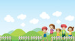 Kids in the farm