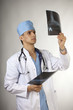Doctor with X-ray