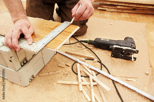 Photo: parquet installation parquet installation