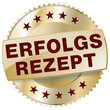 Vektor: button gold erfolgsrezept button gold erfolgsrezept