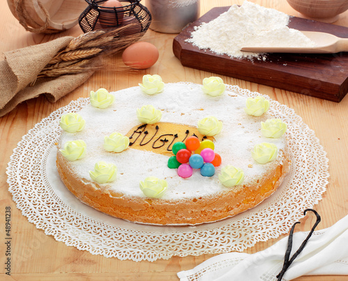 Photo: Torta di auguri - Greeting cake Torta di auguri - Greeting cake