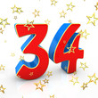 Thirty Four Years Old - Happy Birthday