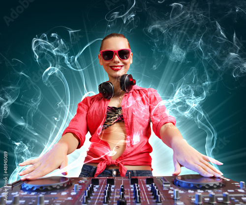 Photo: dj and mixer dj and mixer