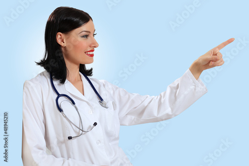 Photo: young female doctor portrait young female doctor portrait