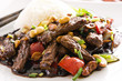 rindfleisch chinesisch mit reis