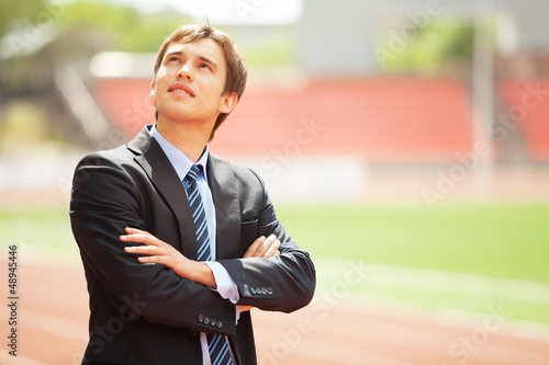 Photo: Portrait of a businessman, Outdoor Portrait of a businessman, Outdoor