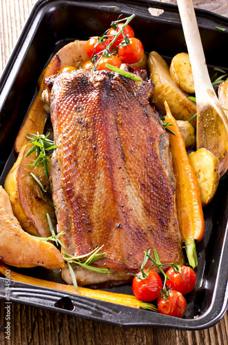 Photo: entenbraten mit Gemüse entenbraten mit Gemüse
