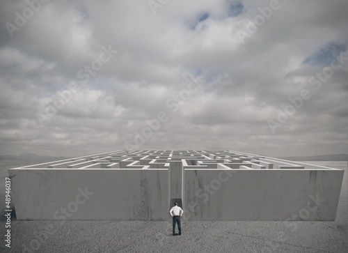 Photo: Business maze challenge Business maze challenge