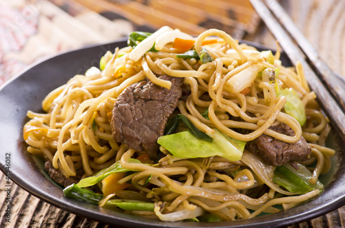 Photo: gebratene nudeln yakisoba gebratene nudeln yakisoba