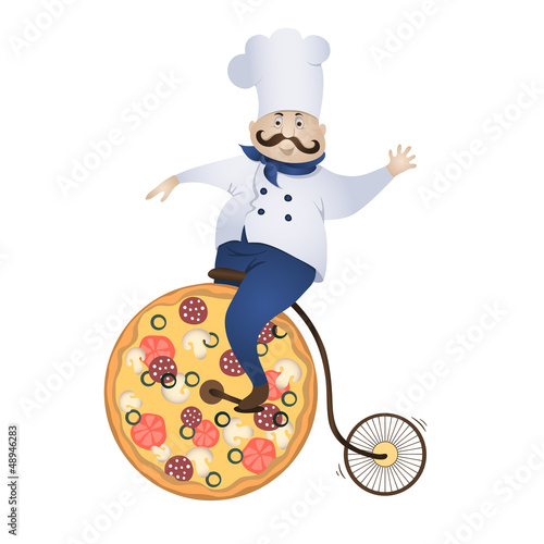 Vector: Delivery pizza Delivery pizza