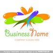 abstract business logo vector