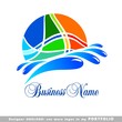 abstract business logo vector
