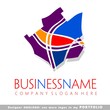 abstract business logo vector