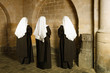 Nuns in medieval convent