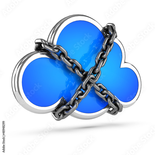 Illustration: Chained cloud Chained cloud
