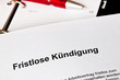 Fristlose Kündigung