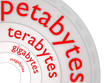 BIG Data_mega; giga; tera; petabytes - 3D