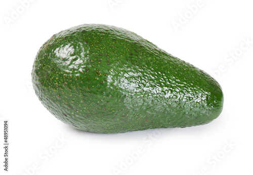 Photo: Fresh avocado isolated on white background Fresh avocado isolated on white background