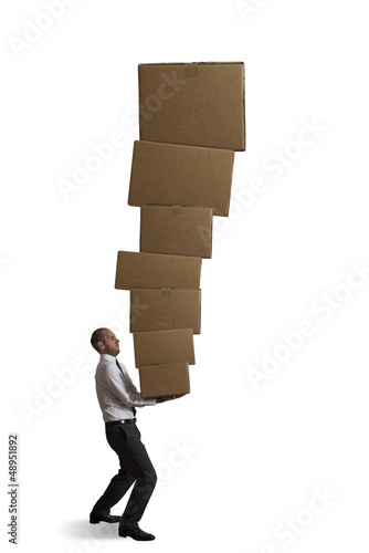 Photo: Hard career in the business Hard career in the business