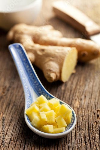 Photo: sliced ginger root sliced ginger root