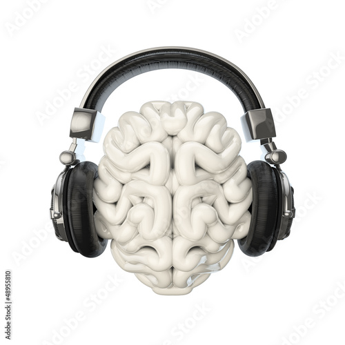 Photo: Headphone brain Headphone brain