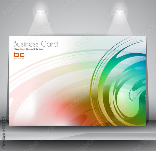 Vector: Elegant business card design template Elegant business card design template