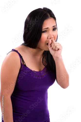Photo: Asian Teen Coughing Asian Teen Coughing
