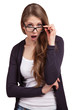 Photo: Girl in glasses Girl in glasses