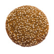 Illustration: Delicious oatmeal cookie without a shadow Delicious oatmeal cookie without a shadow