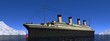 Titanic boat - 3D render