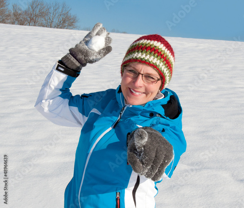 Photo: Schneeballschlacht Schneeballschlacht