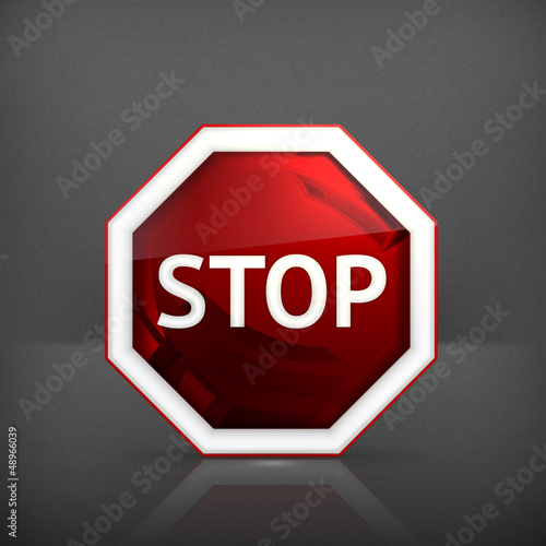 Vector: Stop sign Stop sign