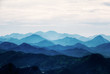 View on mountains from Corcovado, Rio de Janeiro, Brazil