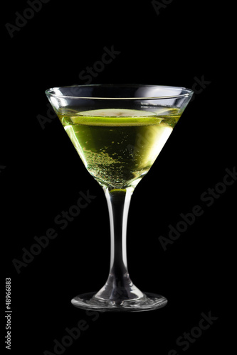 Photo: Apple martini coctail Apple martini coctail