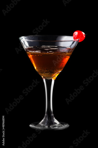 Photo: Apple manhattan coctail Apple manhattan coctail