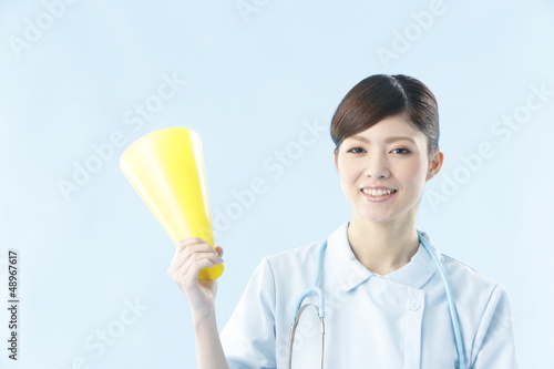 Photo: 看護師・ブルーバック 看護師・ブルーバック