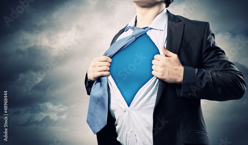 Photo: Young superhero businessman Young superhero businessman