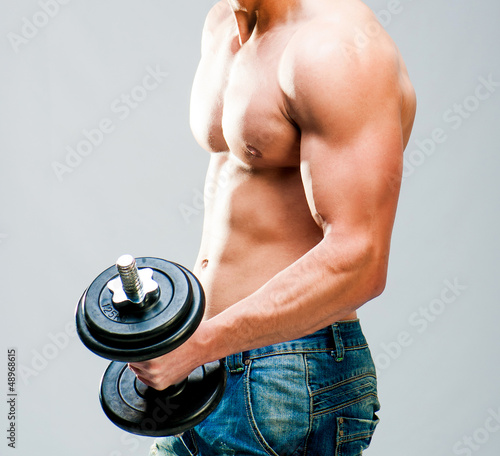 Photo: muscular man muscular man