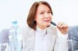 Business woman at meeting
