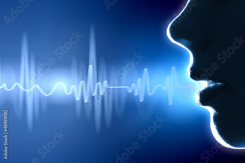Illustration: Sound wave illustration Sound wave illustration
