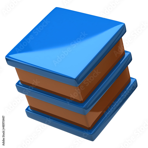 Illustration: Illustration of abstract cube Illustration of abstract cube