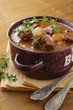 Traditional french beef goulash - Boeuf bourguignon