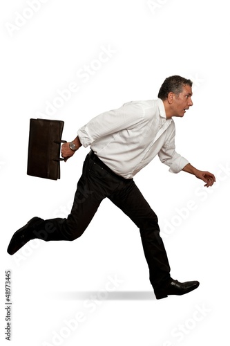 Photo: Businessman in action Businessman in action