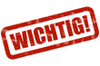 Grunge Stempel rot WICHTIG!