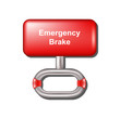 Vector: Emergency brake Emergency brake