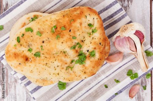 Photo: Naan background. Naan background.