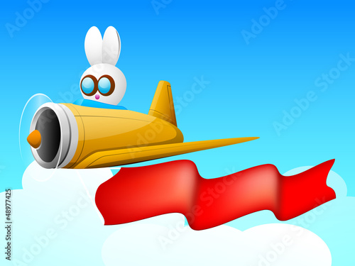 Vector: Happy Easter background or flyer with stylish Easter Bunny. EPS Happy Easter background or flyer with stylish Easter Bunny. EPS
