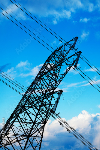 Photo: electricity pylon electricity pylon